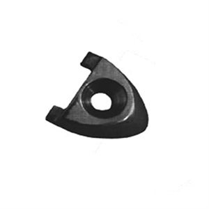 Schaefer Black plastic track end 1''