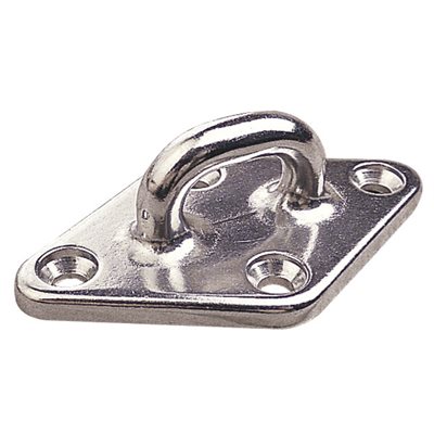 Sea-Dog SS diamond eye plate 3 1 / 8''