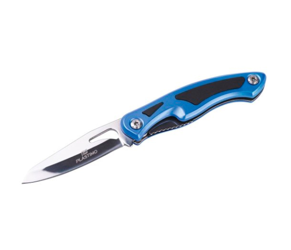 Plastimo folding knife (blue)