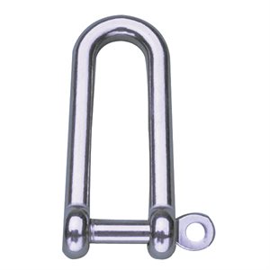 Long D shackle pin