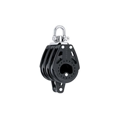 Poulie triple Harken carbo 40 mm avec ringot