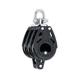 Poulie triple Harken carbo 40 mm avec ringot