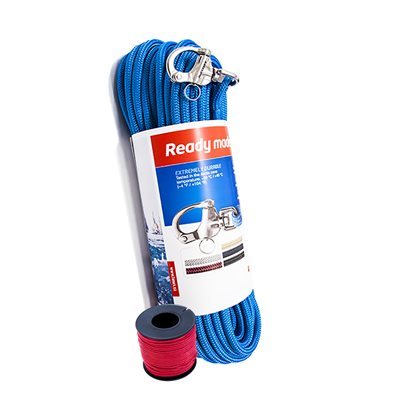 Drisse de Spi Blizzard Plus avec mousqueton (8mm x 35m) (bleu)