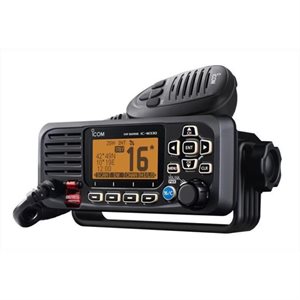 ICOM M330 Fixed Mount VHF with NMEA 0183 Connectivity (black)