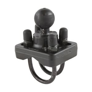 RAM SS Double U-Bolt Base with 1'' Ball