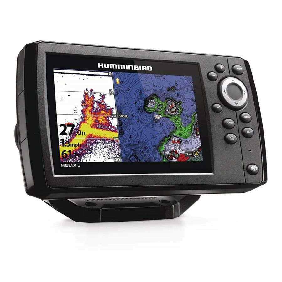  Sondeur HELIX 5 CHIRP GPS G3 Humminbird avec carte LAKEMASTER