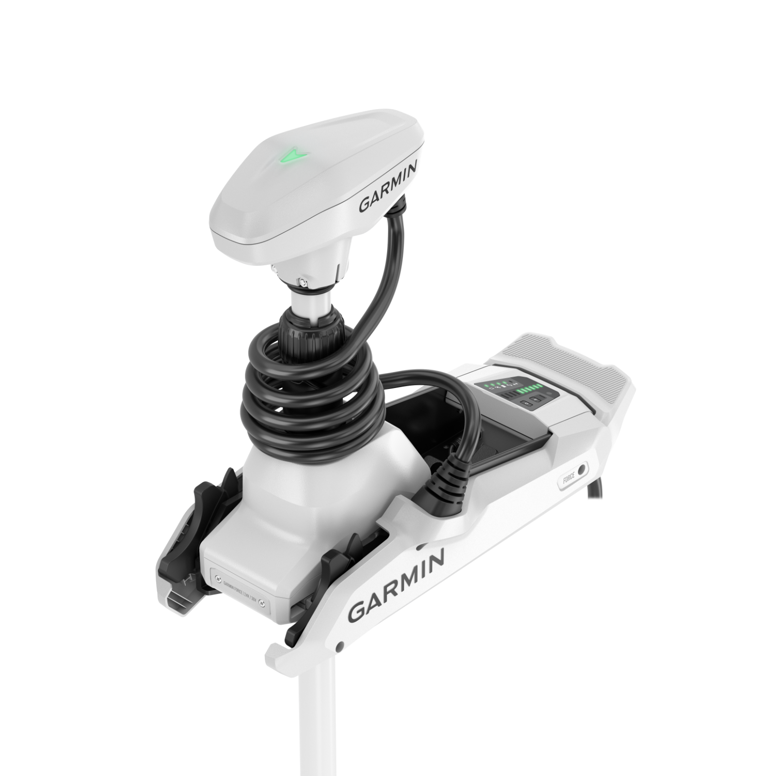 Moteur électrique Garmin Force Kraken 63 po sans sonde (blanc)