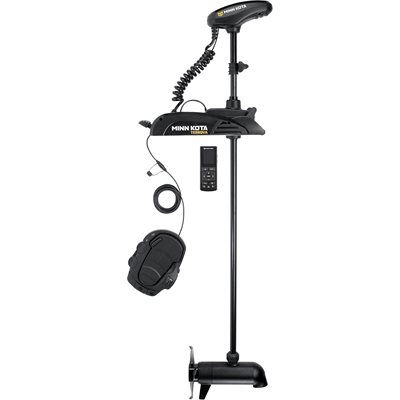 Minn Kota Terrova Bow Mount Freshwater Trolling Motor with Handheld Remote, Foot Pedal & Dual Spectrum CHIRP