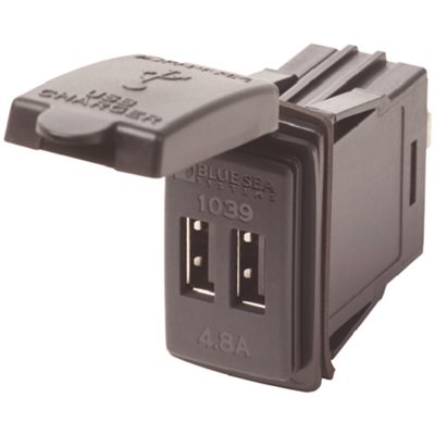 Prise à Chargeur rapide 4.8A Double USB pour ouverture contura