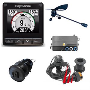 Ensemble de voile Raymarine I70 avec sonde passe-coque St900 / p120 et D800