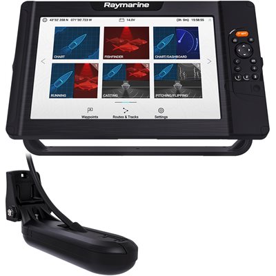 Raymarine Element 12 HV with HV-100 Transducer with Navionics+ Charts