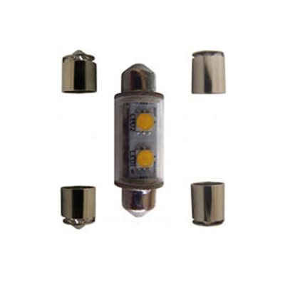 Ampoule Dr LED Festoon à DEL 39 / 44 mm pour Serie 25 (rouge)