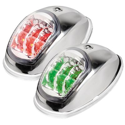 Osculati Evoled Nav Lights (Stainless Body)