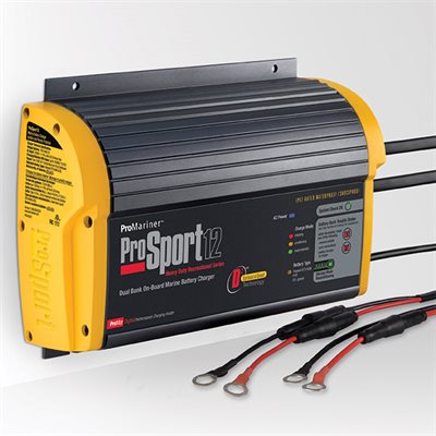 Chargeur ProSport HD 12A Génération 4 de ProMariner (2 banques)