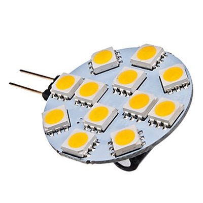 Watt Mobile G4 (side bi-pin) Warm White 12-LED Disk