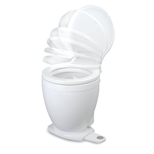 Toilette électrique Lite Flush contrôle au pied de Jabsco