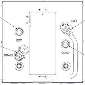 Seaward S600 water heater 6 gals.