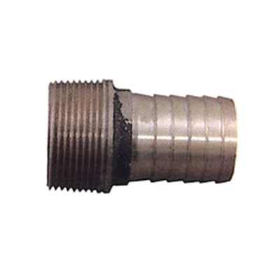 Adaptateur droit en bronze (boyau 1 / 2'' a 1 / 2'' NPT)