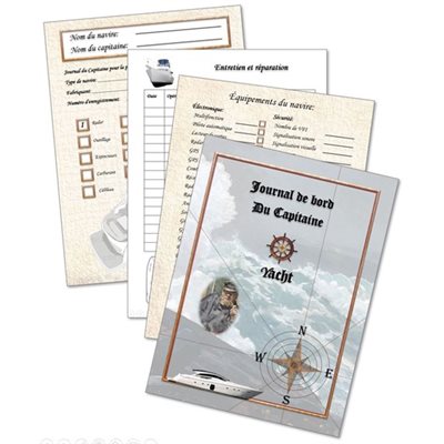 Captain Bonny Berry's logbook (Yacht version in French)