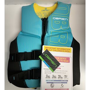 GILET DE SAUVETAGE O'BRIEN JUNIOR AQUA