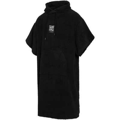 Jacquard Poncho (black)