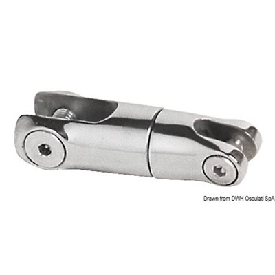 Émerillon en inox pour chaîne 3 / 8'' 