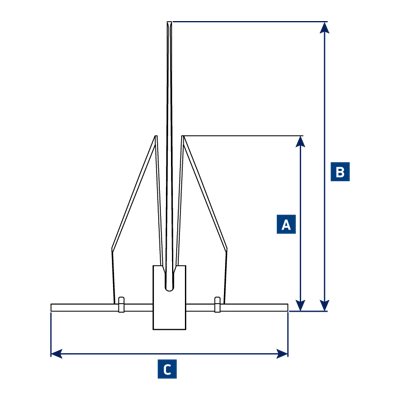 Ancre Lewmar LFX en aluminium (10 lb)