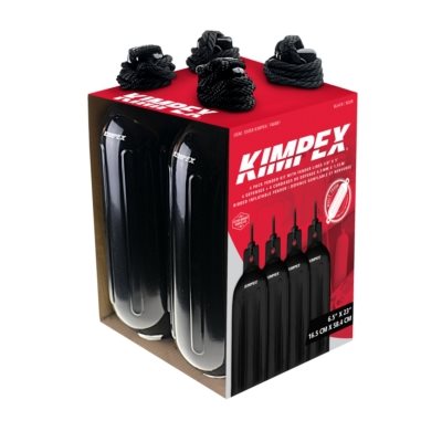 Inflatable 6,5’’x 23’’ Vinyl Fender kit (4) (black)