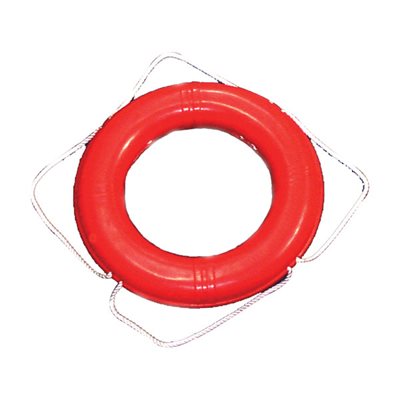 DockEdge Orange 24in. life ring buoy