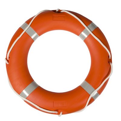 FitzWright Lifebuoy 30" (orange) Transport Canada Solas Approved