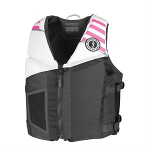 Veste de flottaison Mustang REV pour jeunes adultes (blanc / rose)