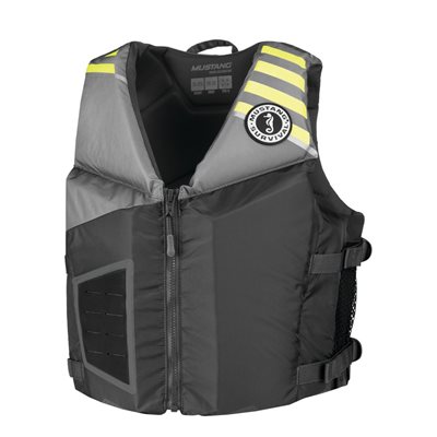 Veste de flottaison Mustang REV pour jeunes adultes (gris / jaune)