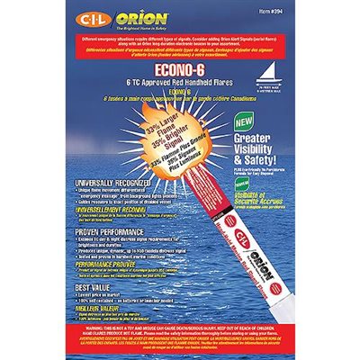 Orion ECONO6 Handheld Flare Kit (6 / pk)