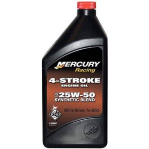 Mercury 25W50 SYNTHETIC BLEND HIGH PERFORMANCE 4-STROKE OIL 8M0078013 (946ml)