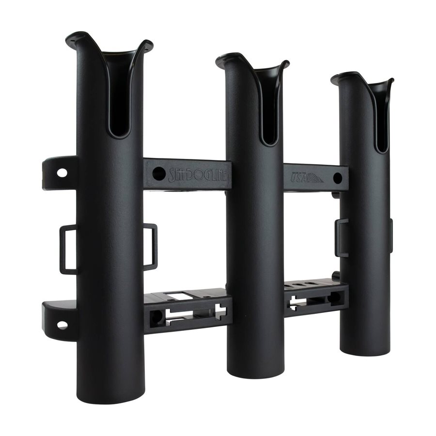 Triple Threat Three Pole Rod Holder (black)