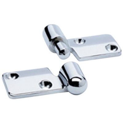 (2)Sea-Dog left take-apart hinges chro