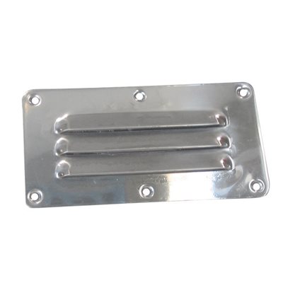 Plaque de ventilation Victory en inox 9 1 / 8'' x 4 5 / 8''