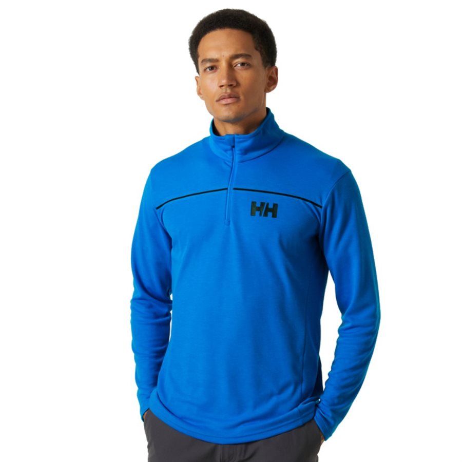 HP 1 / 2 zip pullover Helly Hansen Bleu Électrique Homme