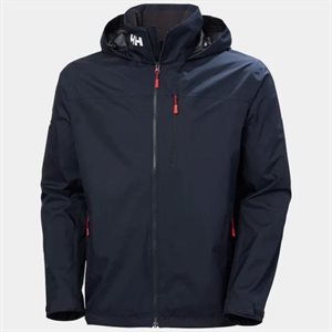 Helly Hansen Men’s Crew Hooded Sailing Jacket 2.0 (Navy) (M)