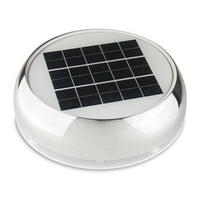 Nicro Day Night Plus 4'' Solar Vent (stainless)