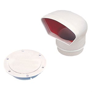 Sea-Dog Low profile pvc vent 3'' (red interior)