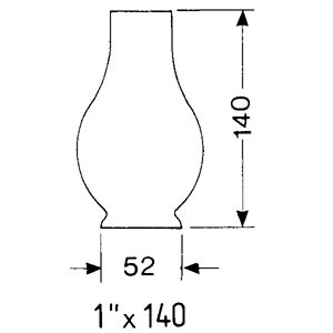 Cheminée pour lampe