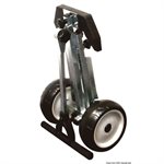 Chariot pliable super-compact pour hors-bord avec roues .