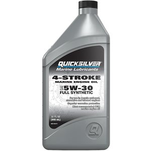 Quicksilver Four Stroke 5W-30 Full Synthetic Marine Engine Oil 8M0148474 (946ml)