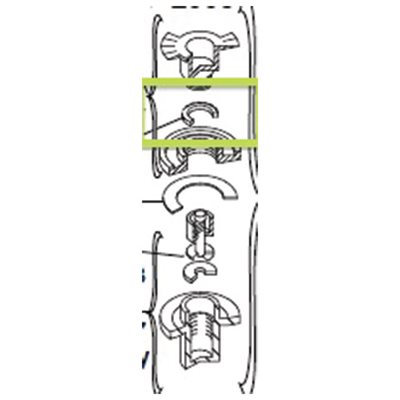 Zodiac O-ring for screw valve Z6851