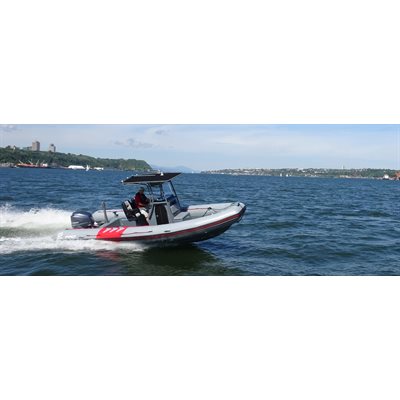 Bateau pneumatique semi-rigide Zodiac Rec-Pro 750 Yamaha F250 et T-TOP