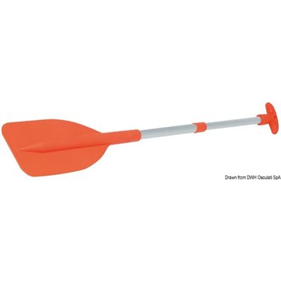 Mini telescopic emergency paddle