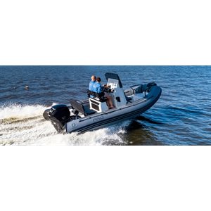 Bateau pneumatique Zodiac Pro 5.5 Neo Gris et Yamaha 115HP