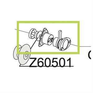 Vide-vite à levier pour Cadet Z61083. de Zodiac