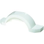 Fulton White Plastic Step Fender for 14" Trailer Wheels